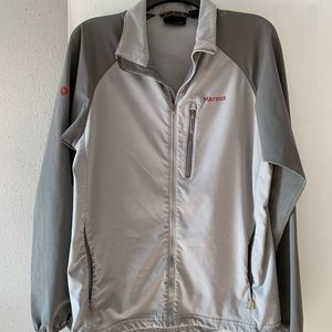Marmot men’s gray zip-up